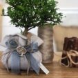 ulovo-bonsai-decorato-con-stoffa-juta-e-nastro-beige